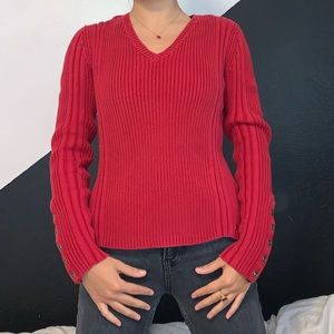 Tommy Hilfiger Red Sweater
